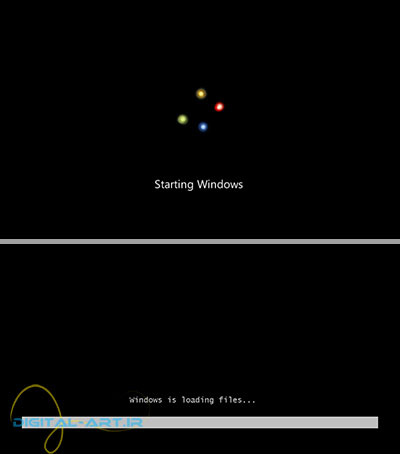 آموزش تصویری نصب ویندوز 7 - عکس دوم