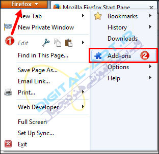 باز گرداندن پوسته قبلی Firefox و نوار ابزار Add-on bar در فایرفاکس 29-03